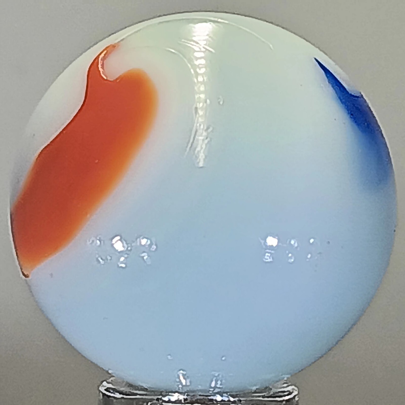 Large Imported Swirl Marble .95 Inches Near-Mint Condition Combined Shipping