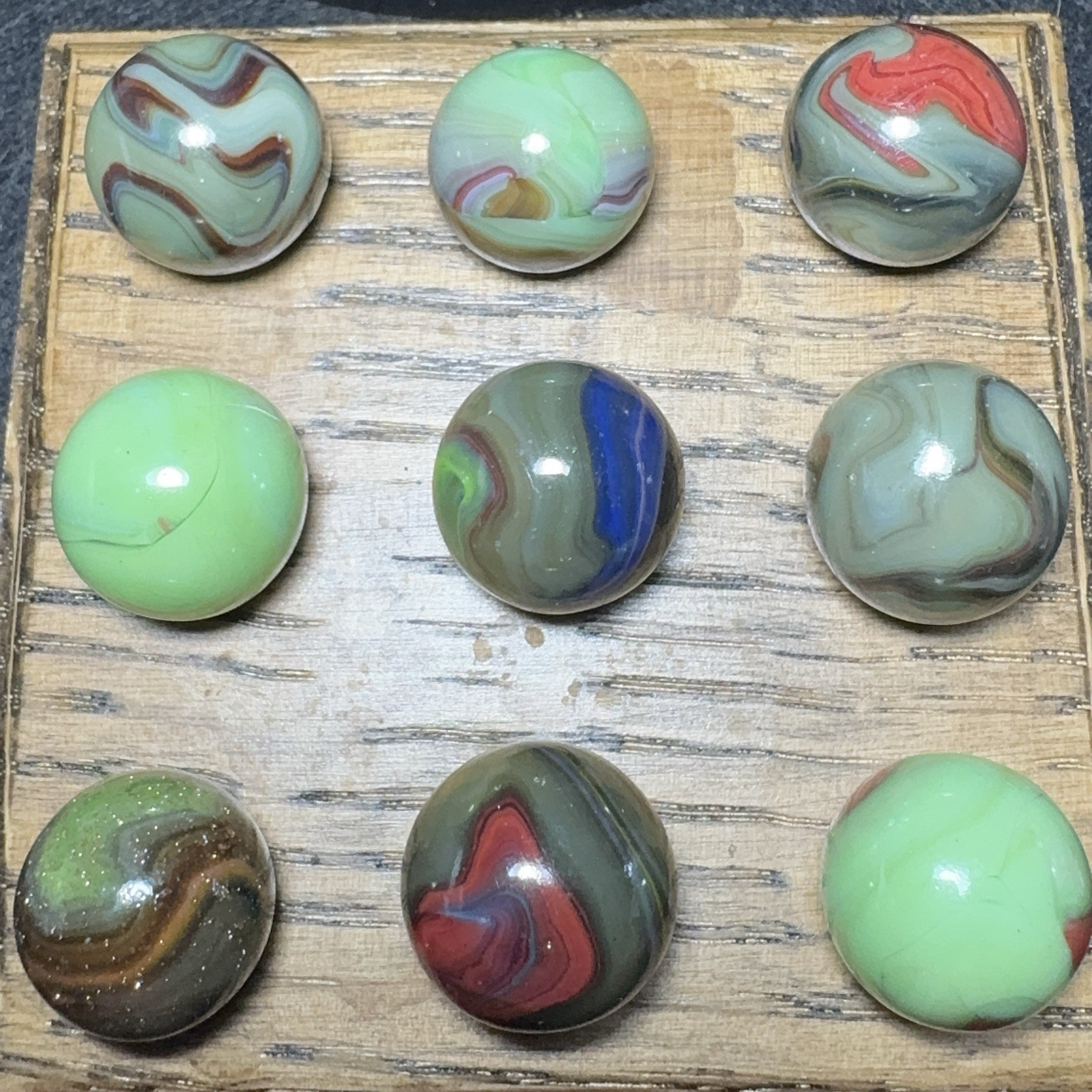 9-DAS Cannonball Run Marbles Size Vary (3356)