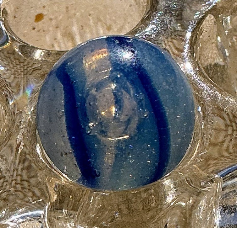 1/2” Pettier Pee-wee Clear NLR Marble With Large Bouble In Middle Check Photos