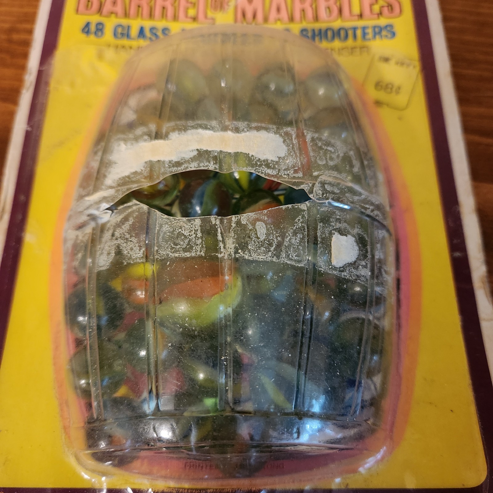 1977 Vintage Barrel Of Marbles By Imperial