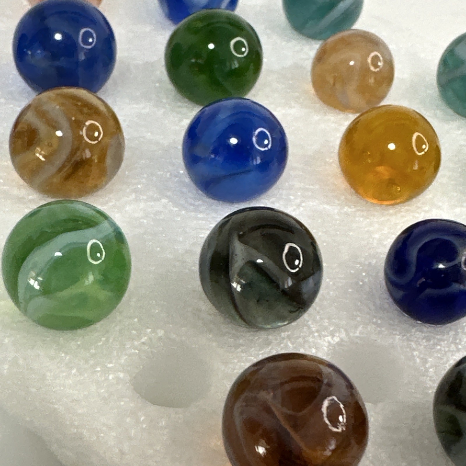 029 Mixed Lot Of 30 Vintage Translucent Swirls! Jackson, Davis, Alley,Ravenswood