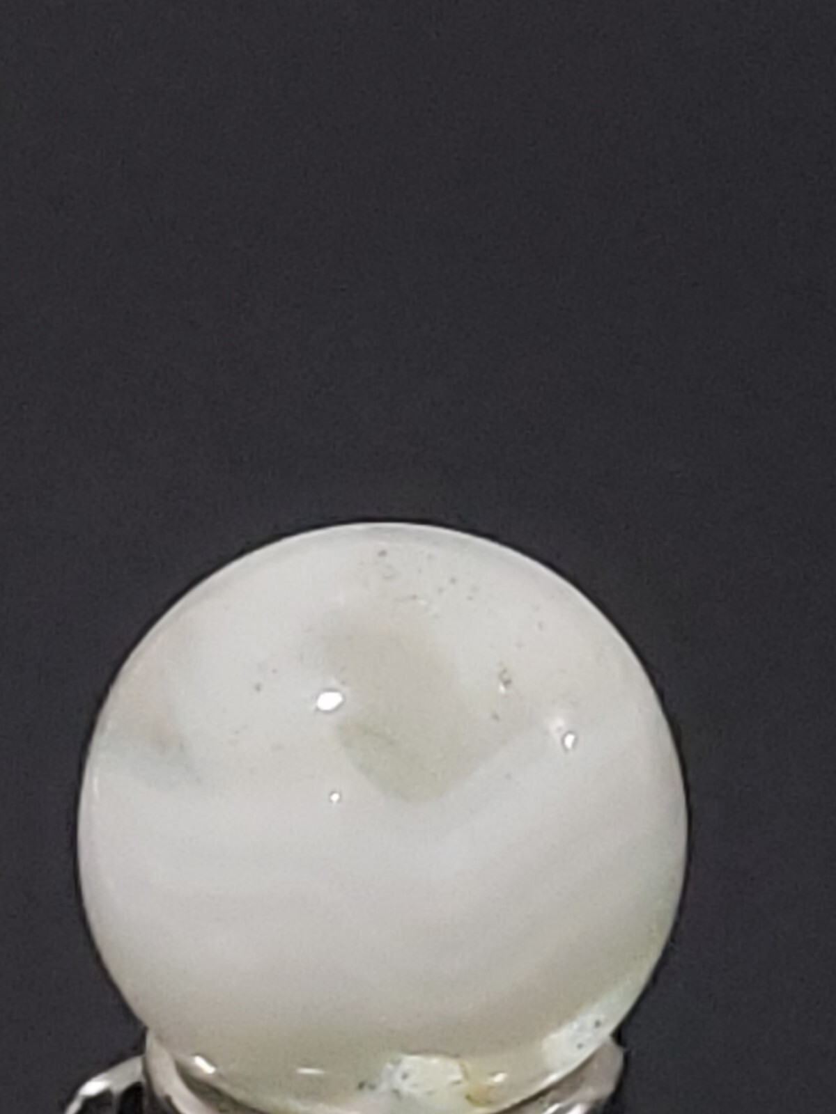 Vintage Clear Base White Ribbon 5/8″ (no109)