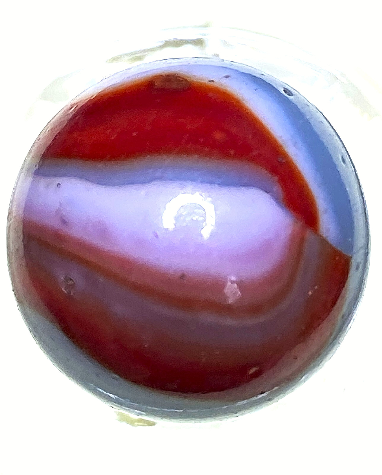 OLDER VHTF AKRO AGATE / PELTIER SUPER COLORS COUPLE HITS STILL NM +/- .62″ M557