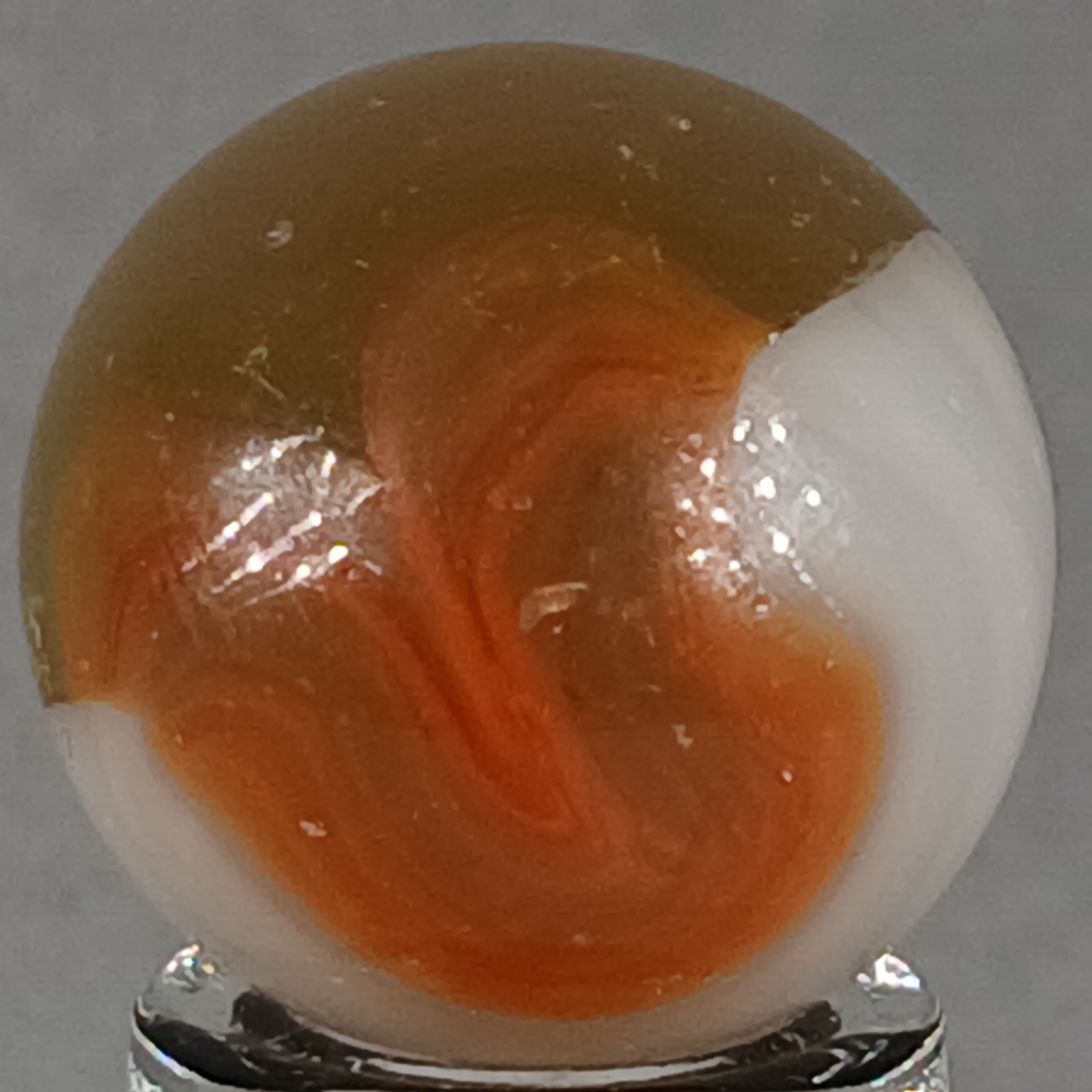 Vintage Vitro Conqueror Marble .61 Inches Near-Mint Condition
