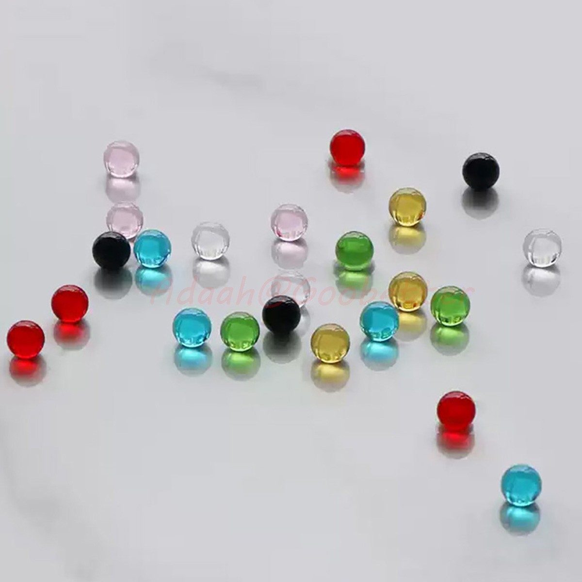 5-12mm Small Glass Ball Glass Marbles Beads Fish Tank Vase Decor Kids Toy Game