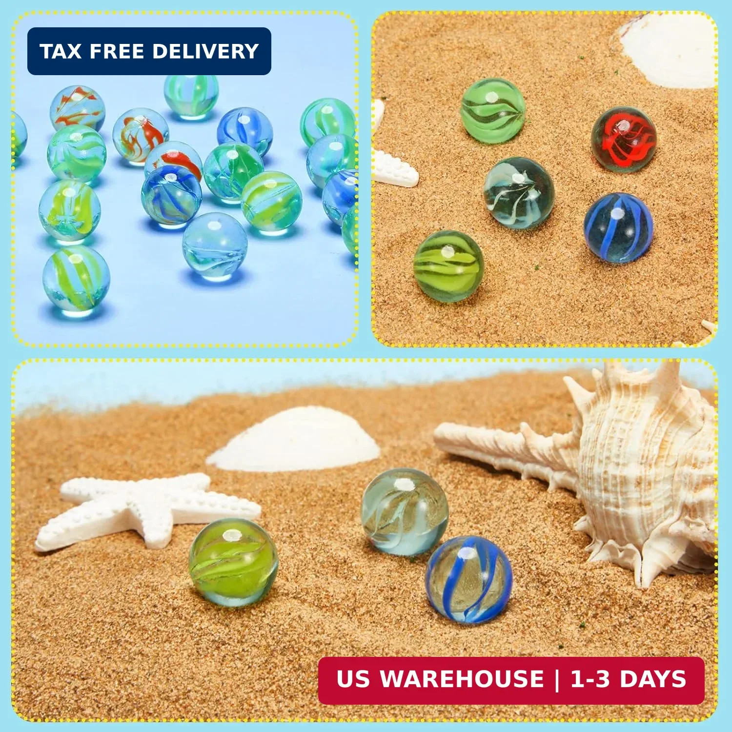 Zhanmai 500 Pieces Color Mixing Glass Marbles 0.56 Inch Cat Eyes Marbles Bulk So