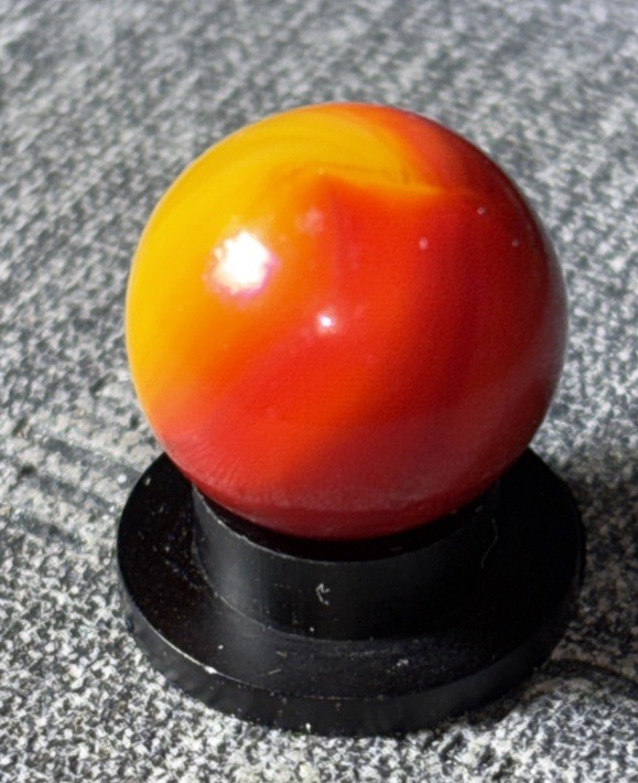 VTG Master Made Meteor Marble .54” Tiny Internal Fracture See Pics