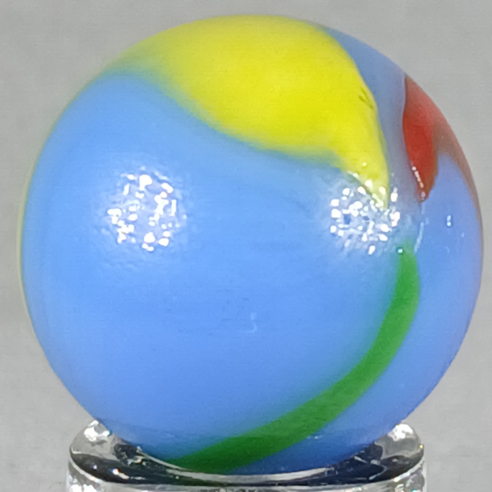 Vintage Imported Patch And Ribbon Marble .61 Inches Near-Mint Condition