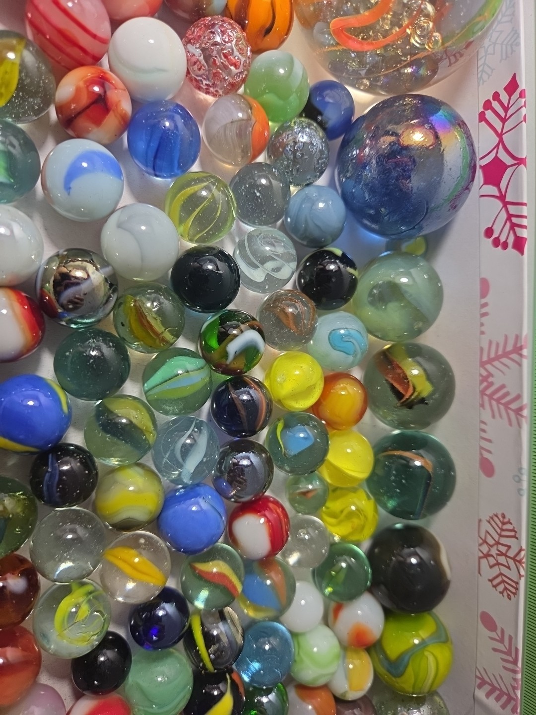 Variety Marble Lot Pee-wee ToeBreaker Shooter Player Vitro Akro Peltier Jabo Mix