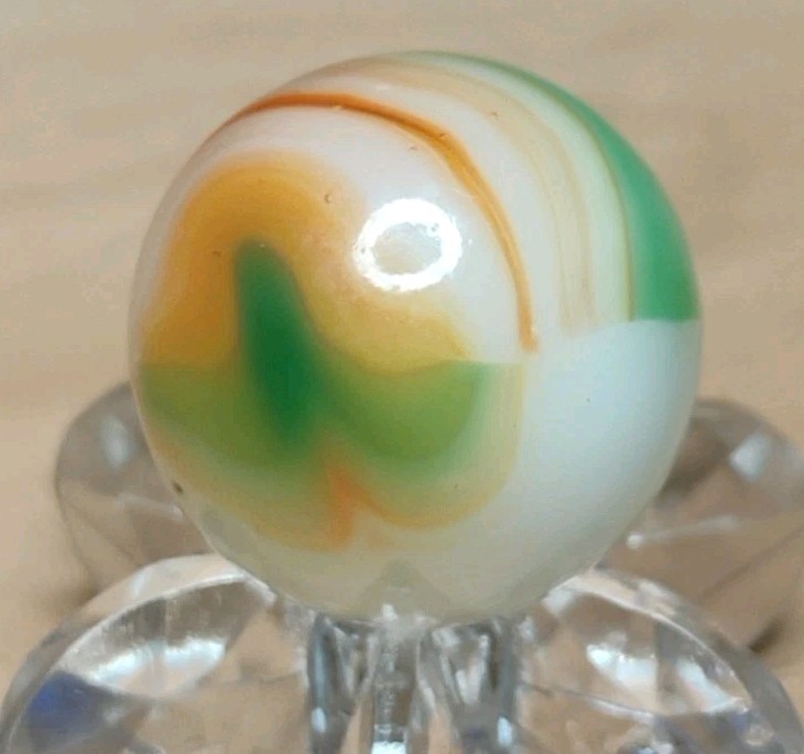 .60″ STUNNING VINTAGE MARBLE KING/VITRO MARBLES🔥RARE HTF MINT-