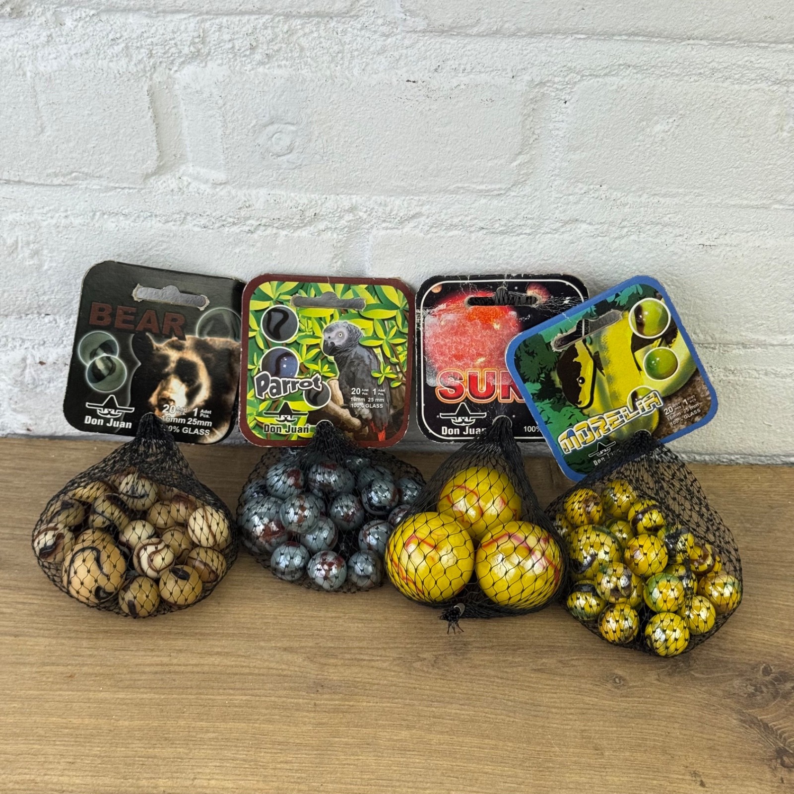 Vintage Net bags – Bear – Parrot – Sun – Morelia / Katydid – Vacor de Mexico