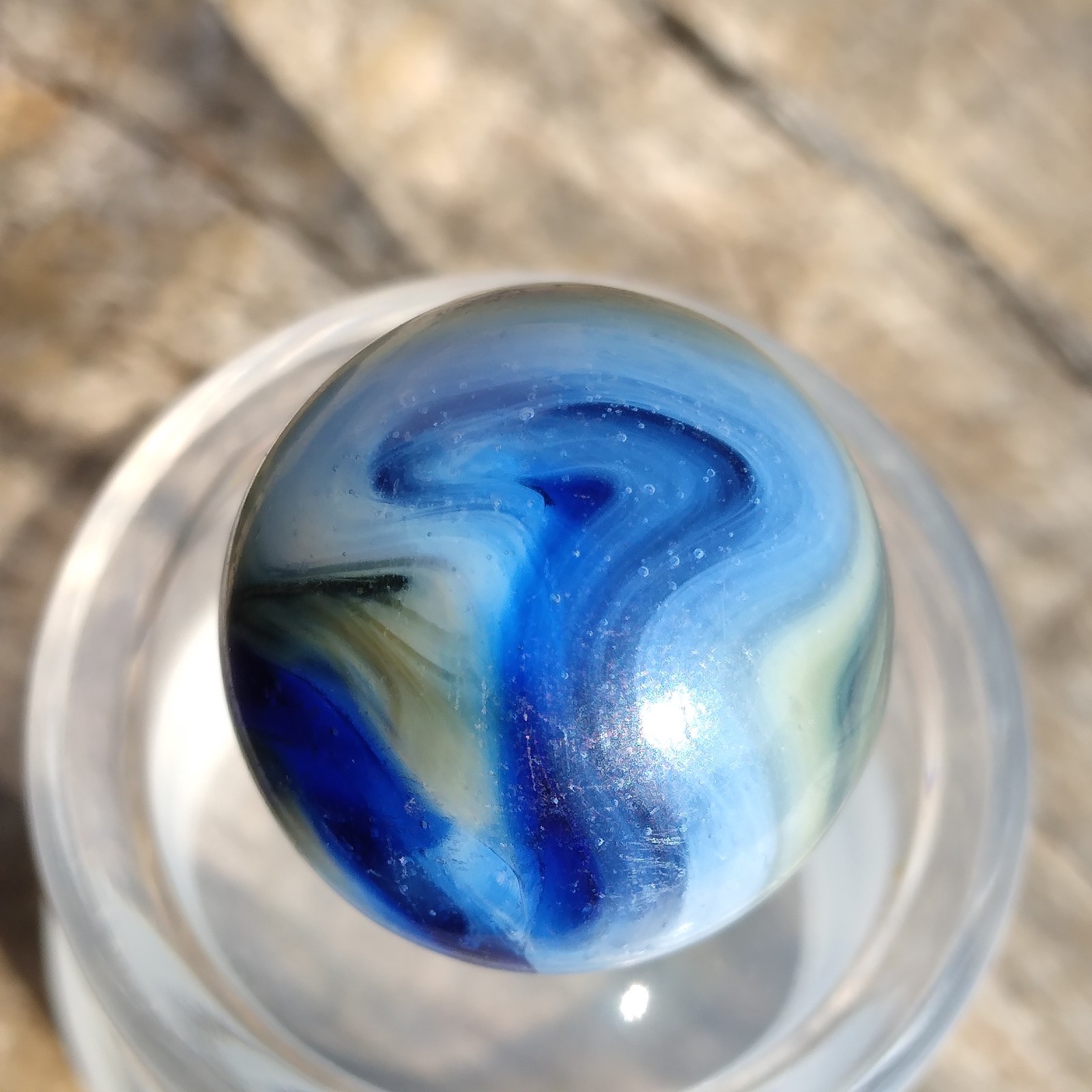 Premium Lot-4 Vintage Marbles- Vitro Heaton Alley Ravenswood Master Champion- c9