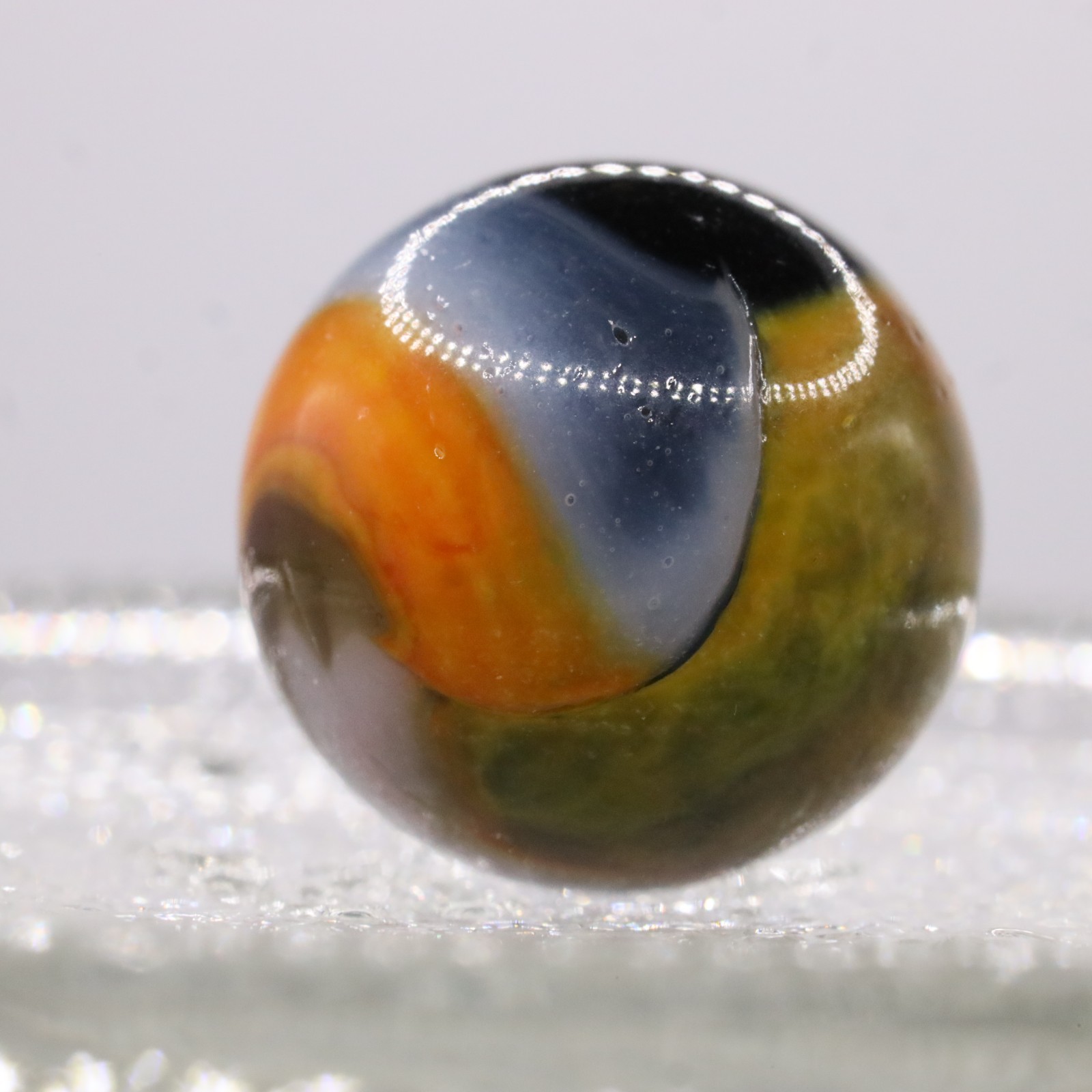 FREE SHIPPING Peltier NLR Rainbo HTF Collectible Marble MIB NM-M (Mostly Mint)