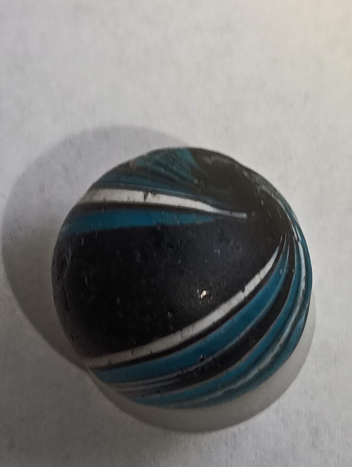 Indian Marble As The Pictures Show This Is A Nice Survivor. 21/32 Inches