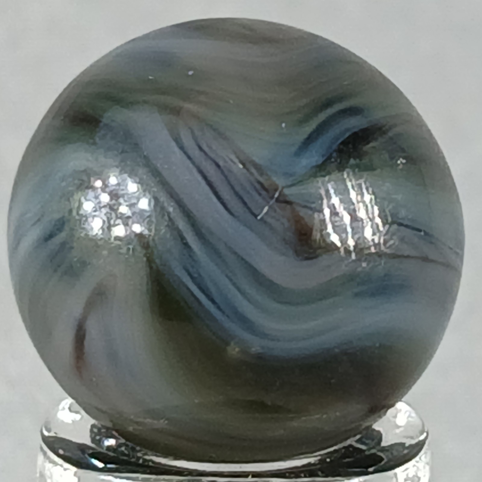 Vintage Champion Swirl Marble .56 Inches Near-Mint Condition Combined Shipping