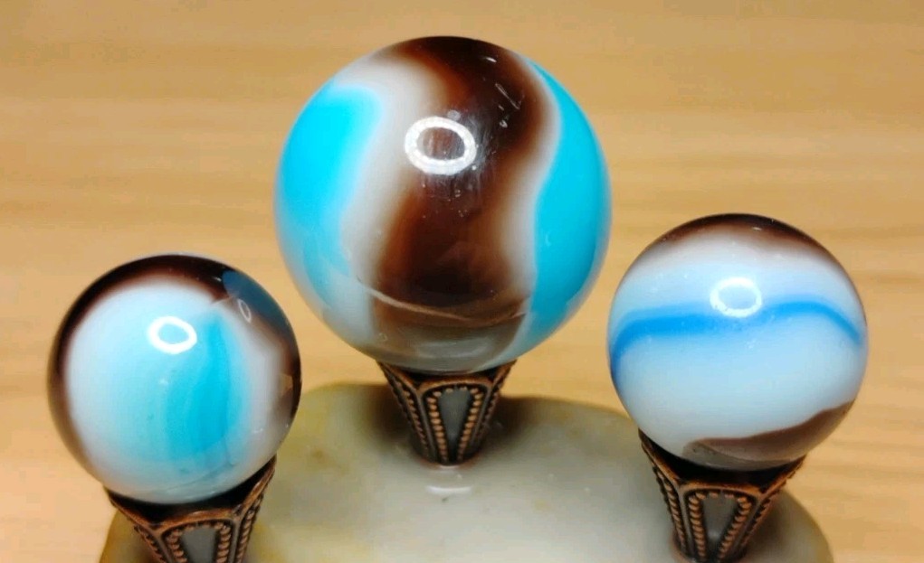 .85″-.58″ VITRO MARBLES LOT X3🔥 NM UNIQUE