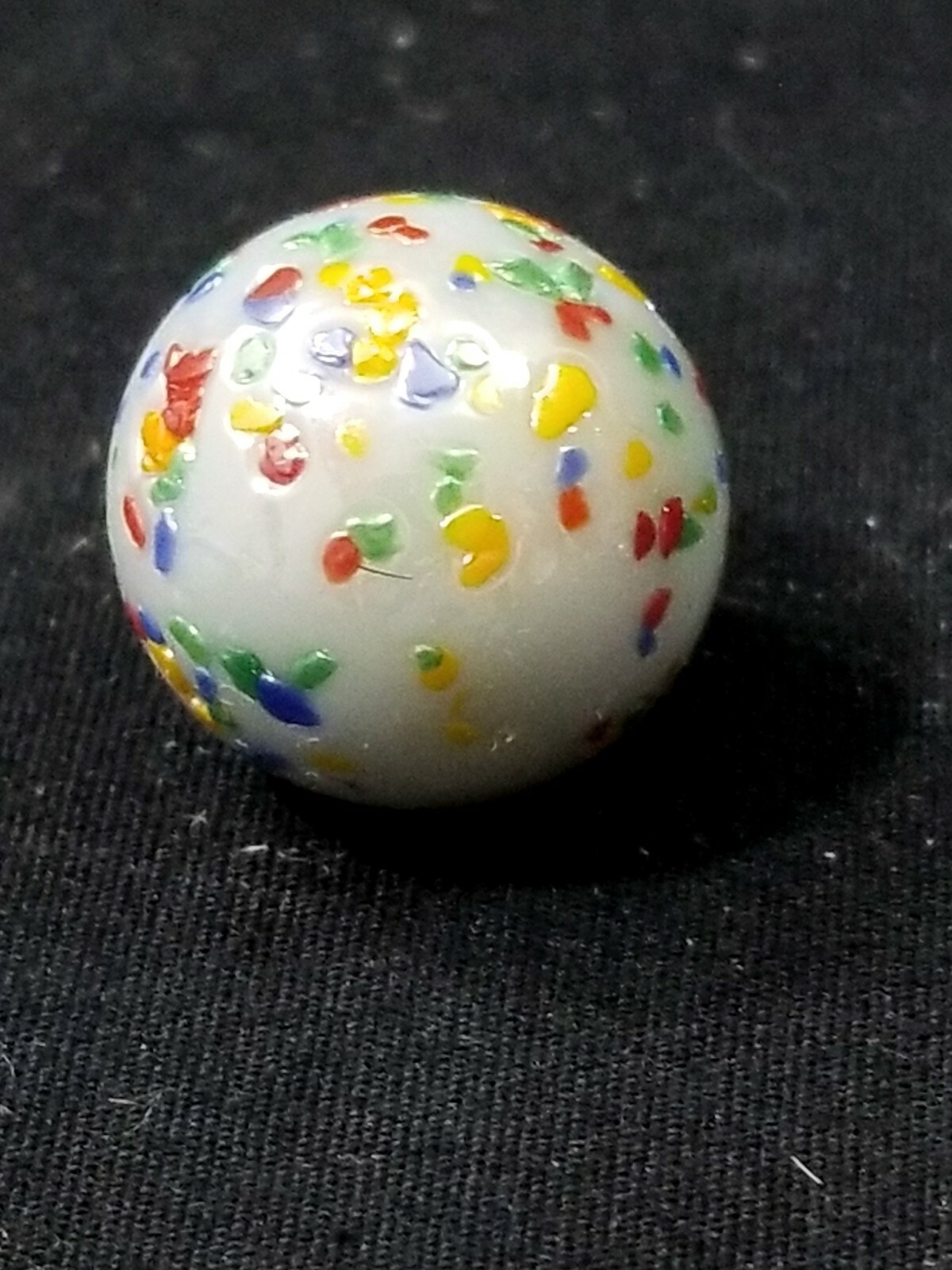 CONFETTI Milk Glass & Colored Chips VACOR FRUITY PEBBLE MARBLE Mint Clean
