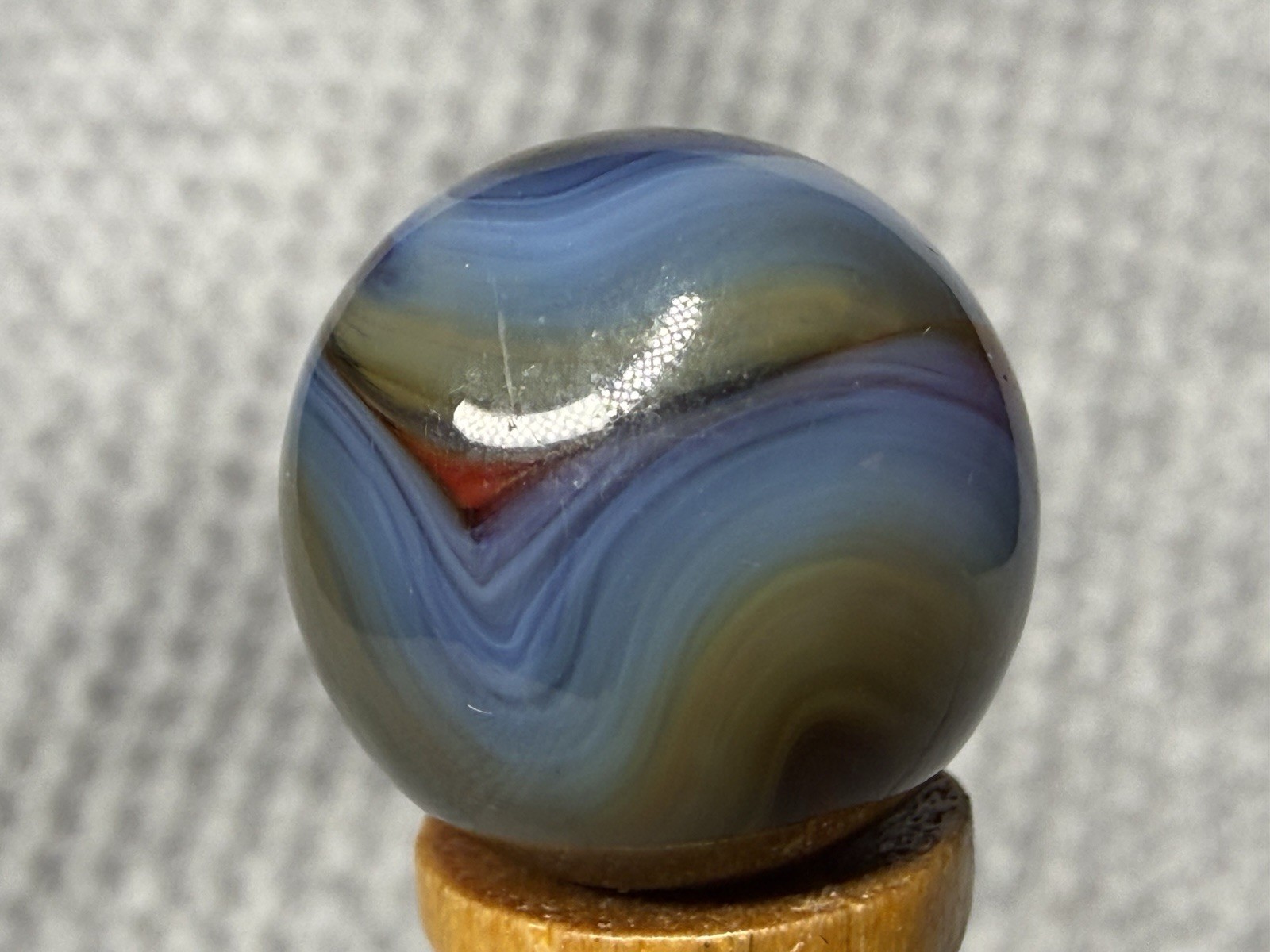 Heaton Agate Rotten Robin Swirl Marble .60” NM