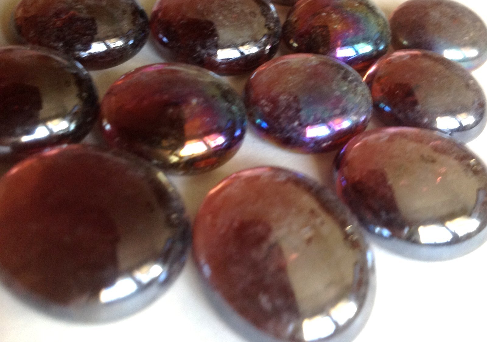 Glass Gems or Nuggets 9/16″ inch GRAPE CATHEDRAL 12oz 85PCS N13