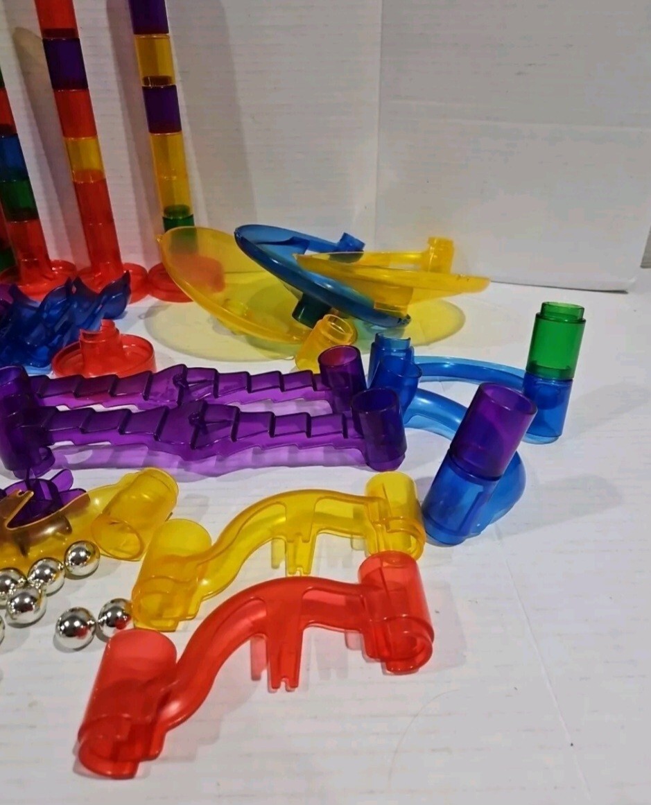 Marble Run Lot Over 80 Pieces