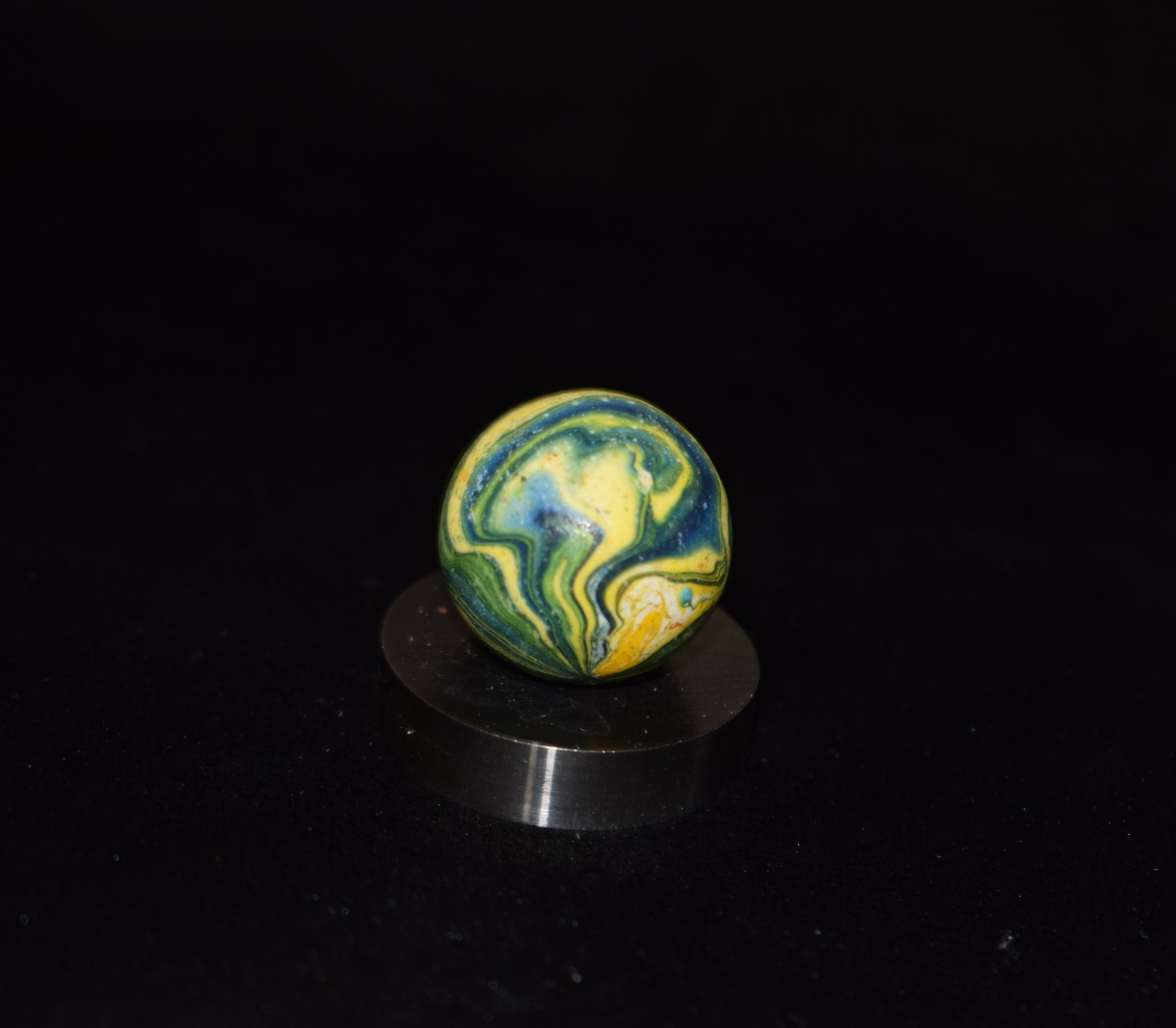 👩🏻➖⏩Handmade Italina Clay Swirl Marble Heavy💪⚫➖⚫ 💪 Shooter🎯Size .750″