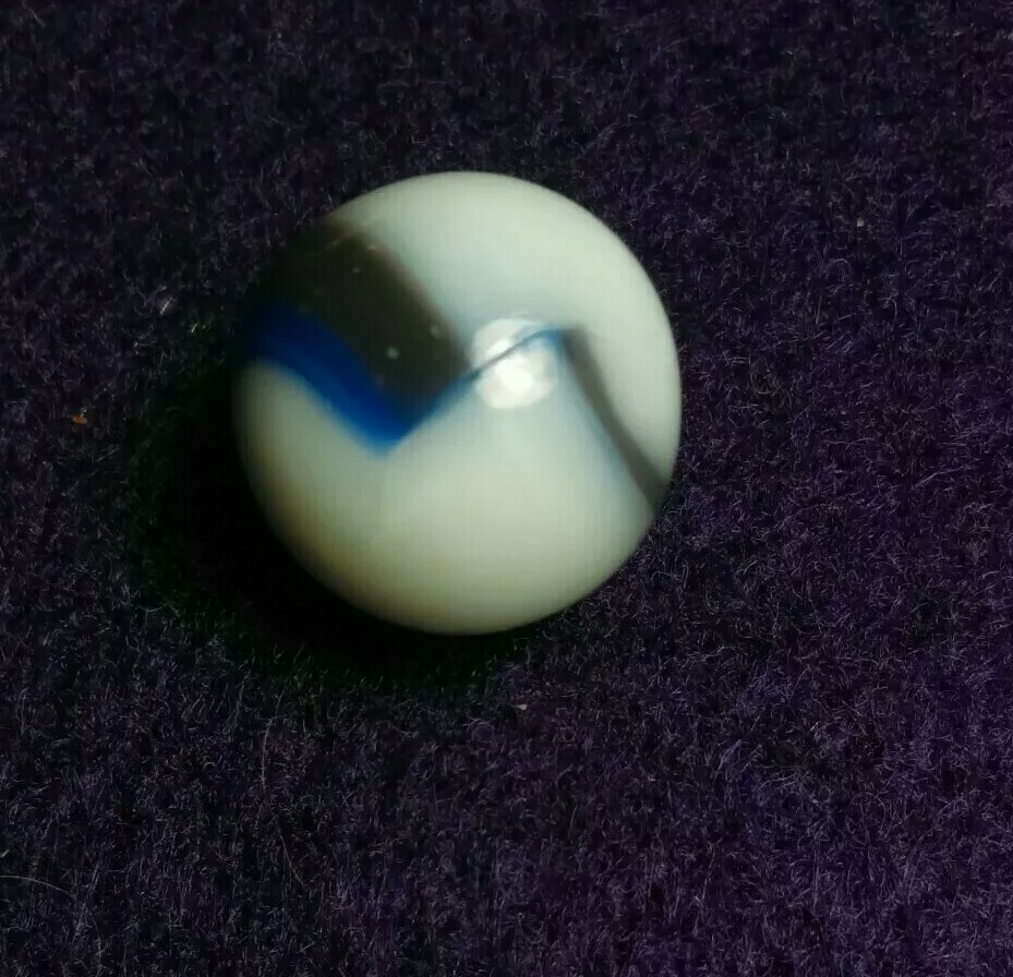 Blue Blood SUNBURST WASP Tri Color Hybrid MK Old Toys Vintage MASTER Marbles