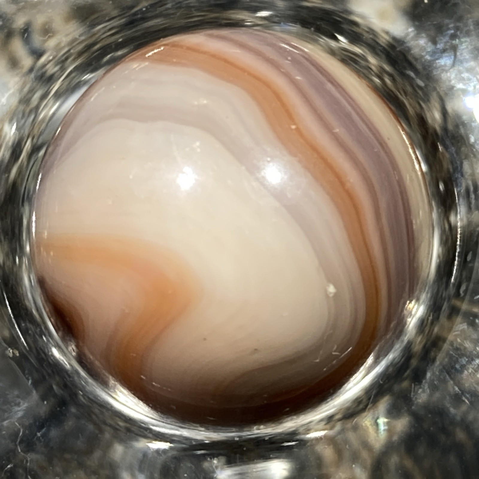 Vtg Akro Agate Company Killer 3+ HTF Color Very Nice!! .59” W14
