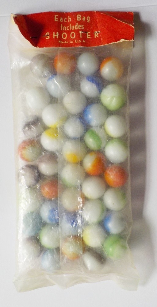 Vintage Marble King Marbles in Original Bag 40 Marbles