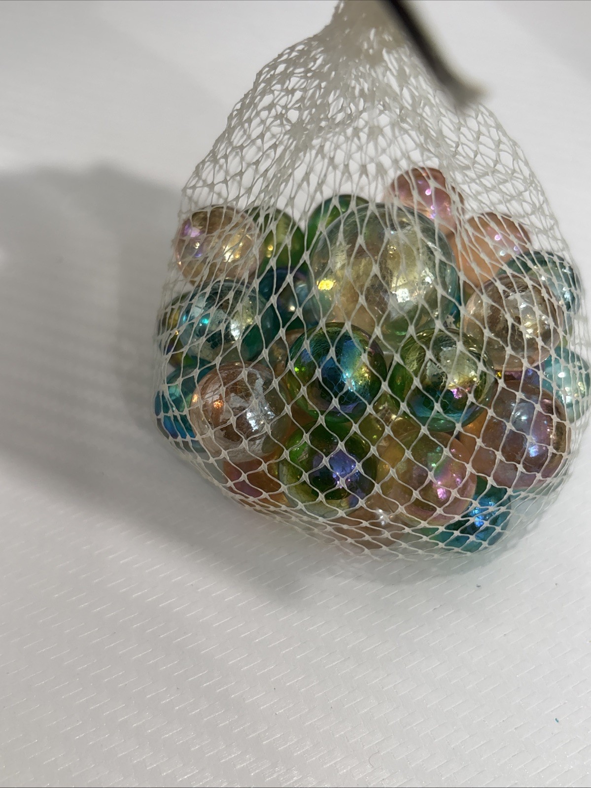 “SILVER” VACOR MEGA MARBLES Vintage 1990s Net Bag 35 16mm/1 25mm Shooter