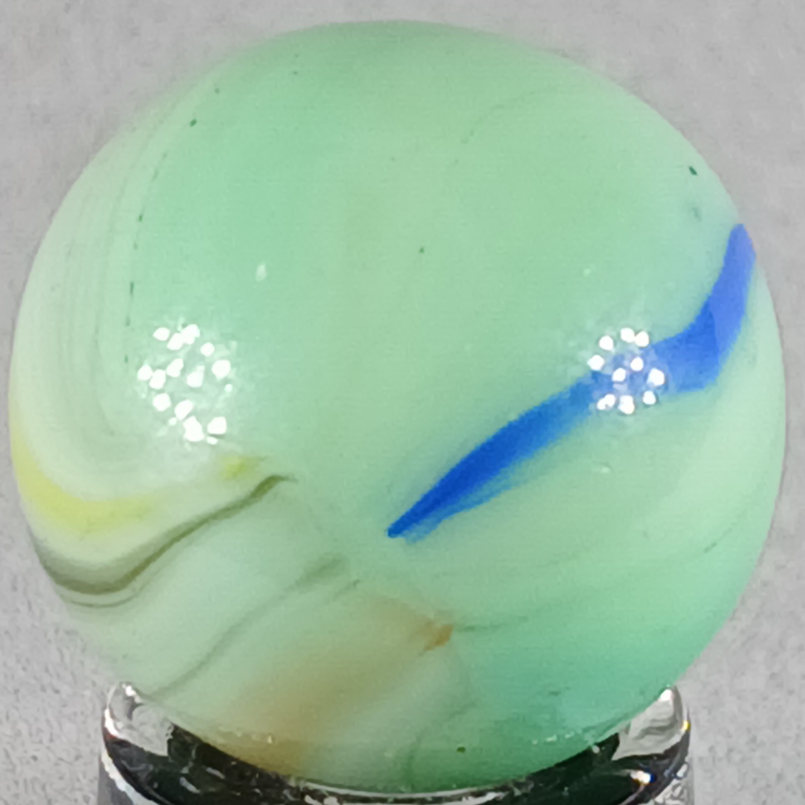 Vintage Imported Patch And Ribbon Marble .61 Inches Near-Mint Condition
