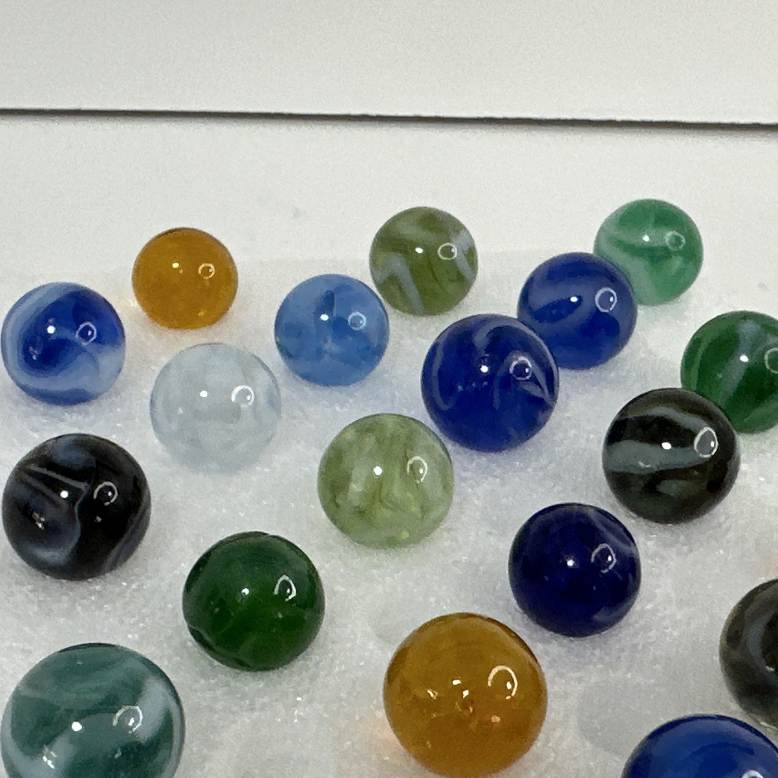 029 Mixed Lot Of 30 Vintage Translucent Swirls! Jackson, Davis, Alley,Ravenswood