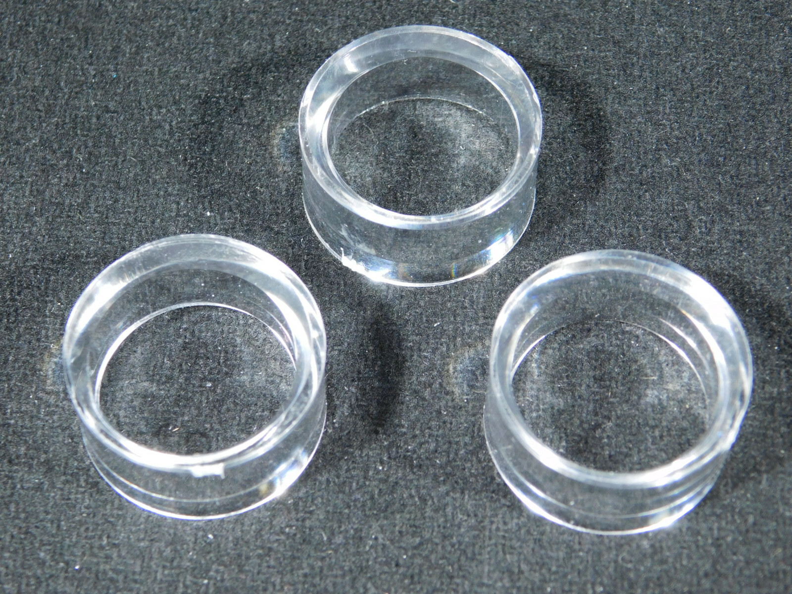 Sphere Display Stand Lot of THREE Clear Acrylic Small Size