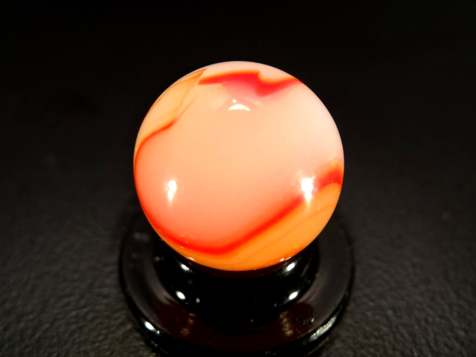 KOKOMO OPALESCENT GLASS CO. Made on the old Peltier machine on OPAL GLASS