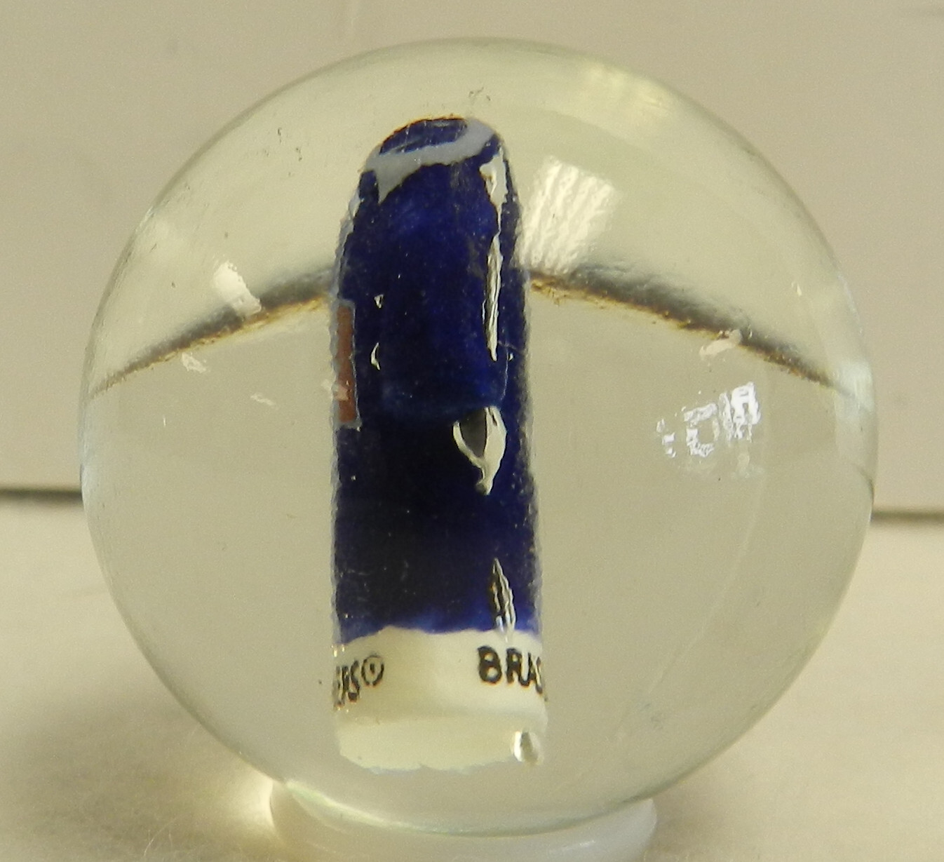 #18192m France Soccer Football Jersey Contemporary Sulphide Marble 1.35 Inches