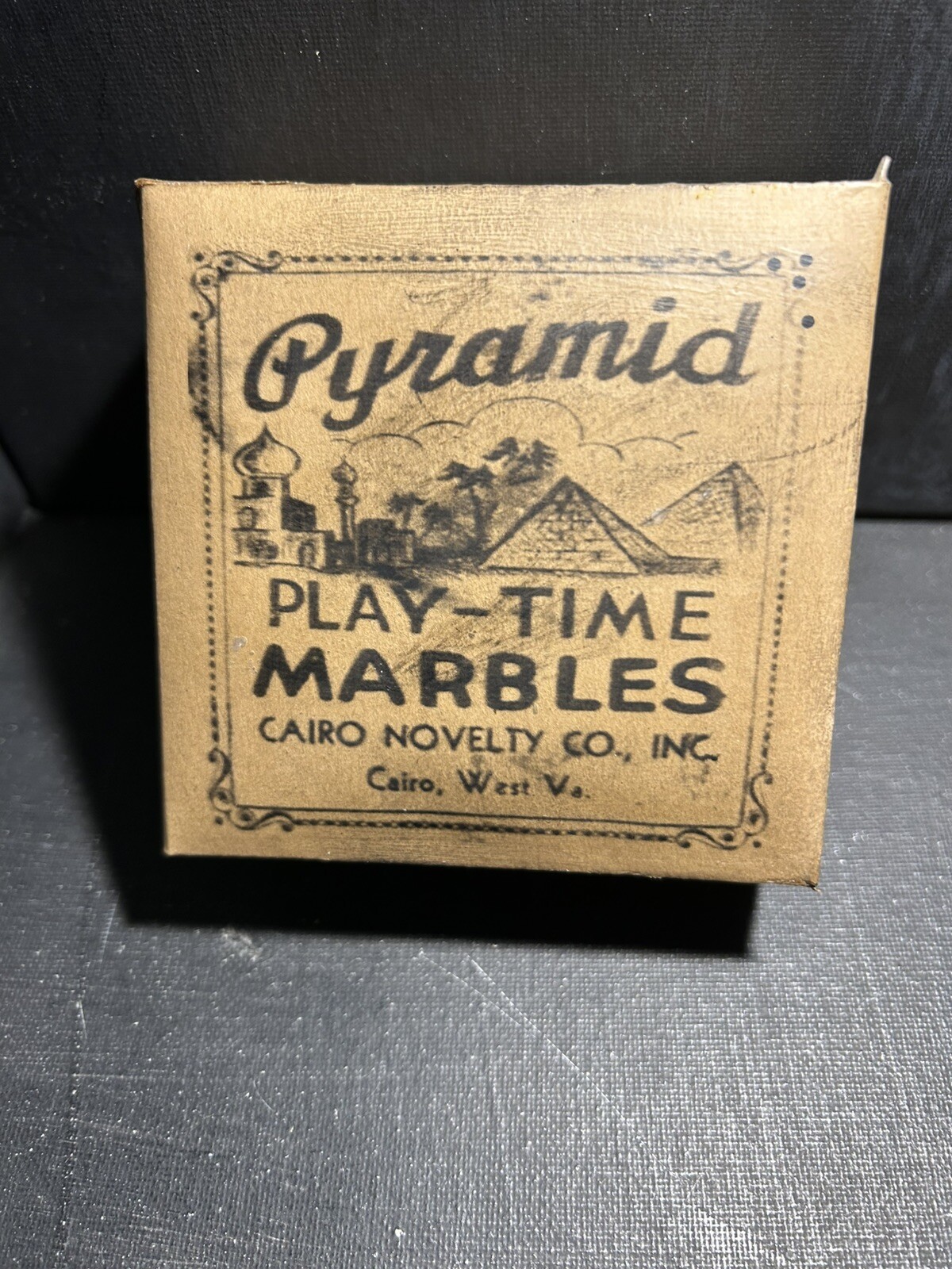 1 Cairo Novelty Brown Deep Marble Box