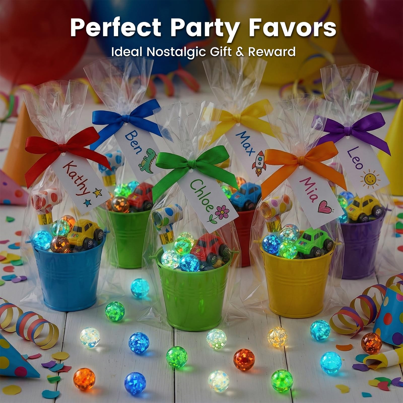 Glow in The Dark Marbles 25 PCS 0.6 Inch Colorful Glass for Kids – Perfect