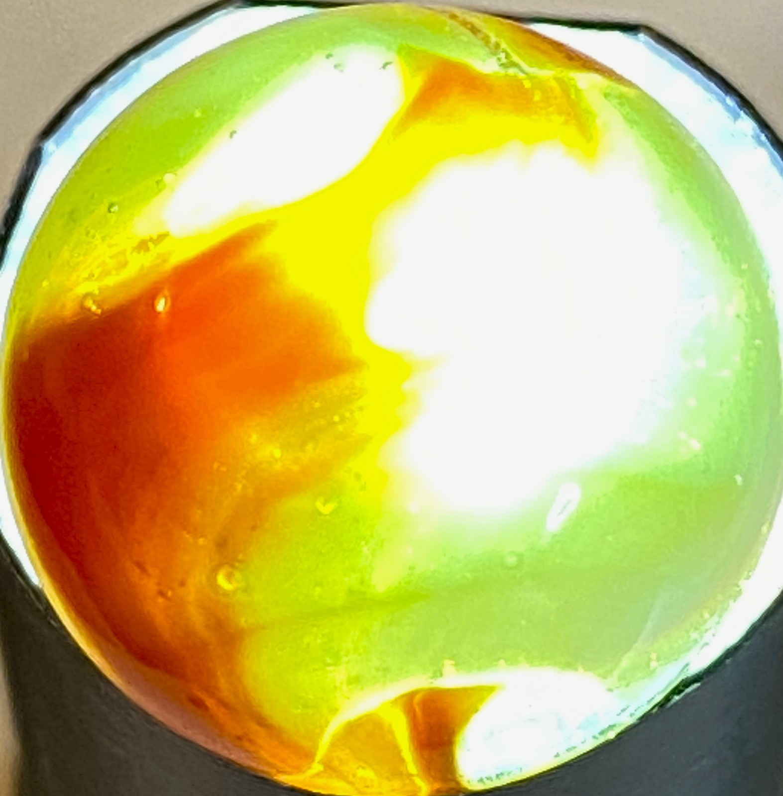 NLR PELTIER / PRETTY SURE HAS RARE GLASS COLOR , AVENTURINE ? MIB .61″ M307
