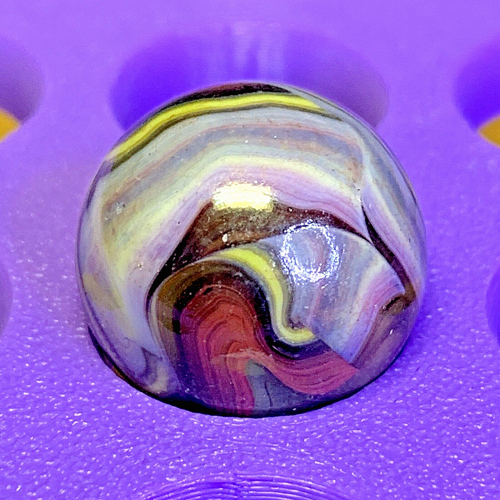 DAS/JABO/WV SICK FLAMES ! BOLD COLORS SWIRLS SHOOTER .67″ 9B/37