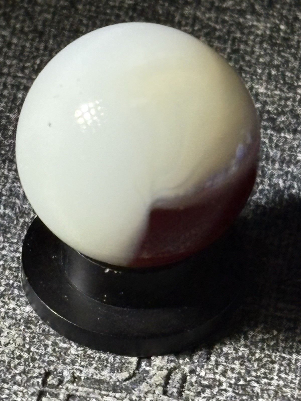 VTG Akro Agate Royal Patch Marble .63” Tiny Flea Bites See Pics