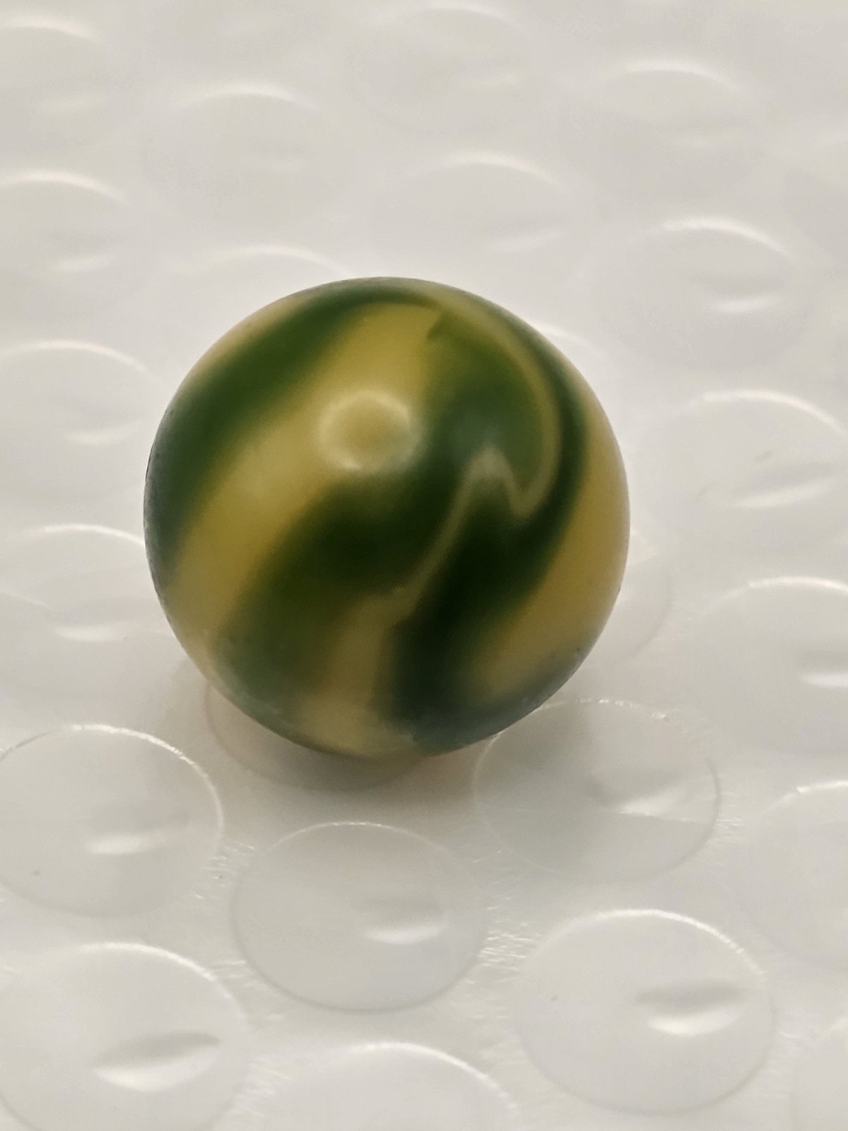 PELTIER GLASS COMPANY, National Line Rainbo. John Deere Marble 11/16 Size