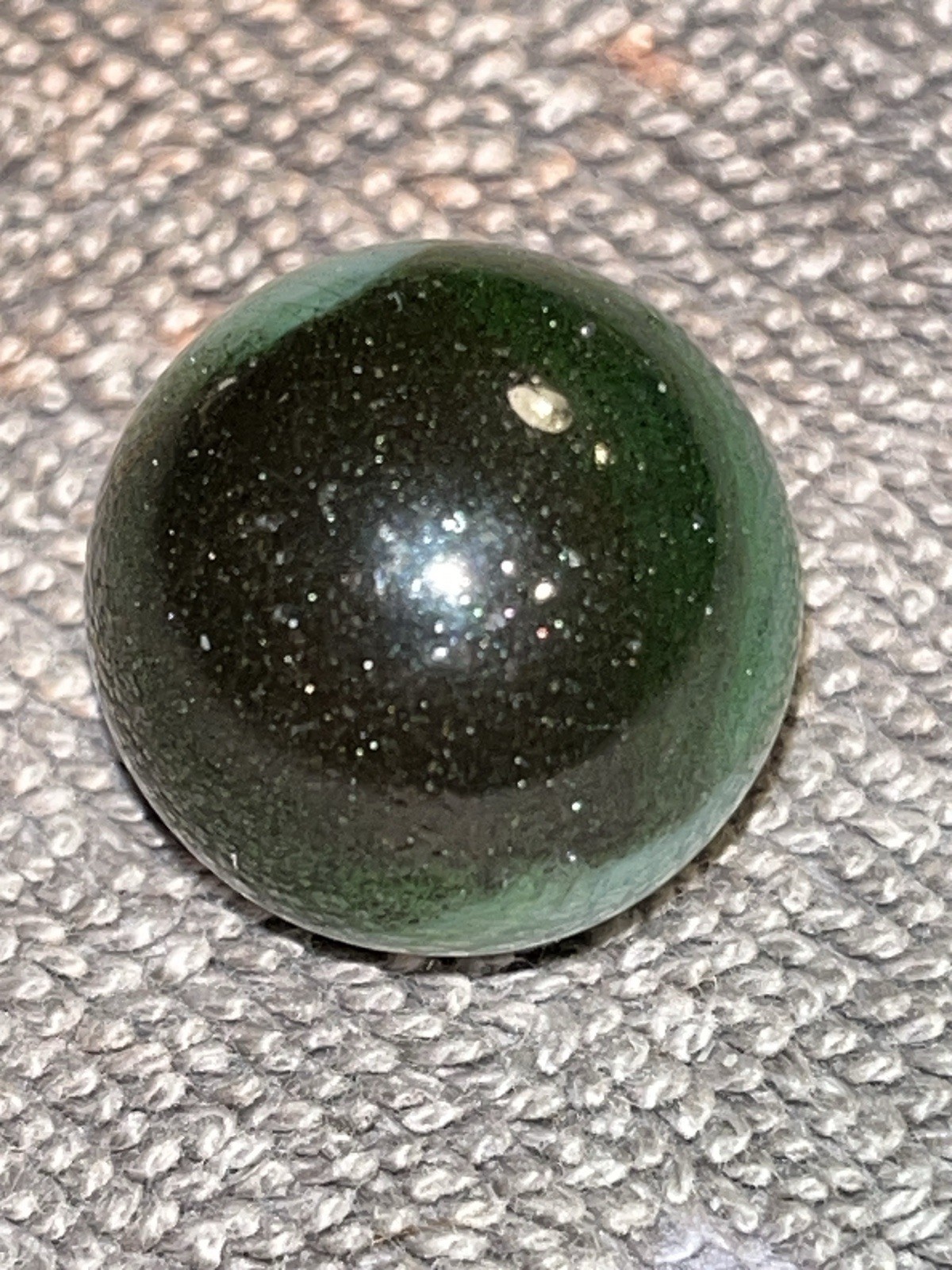 Master or Akro Crazy Aventurine Filled Patch Marble .70″ NM