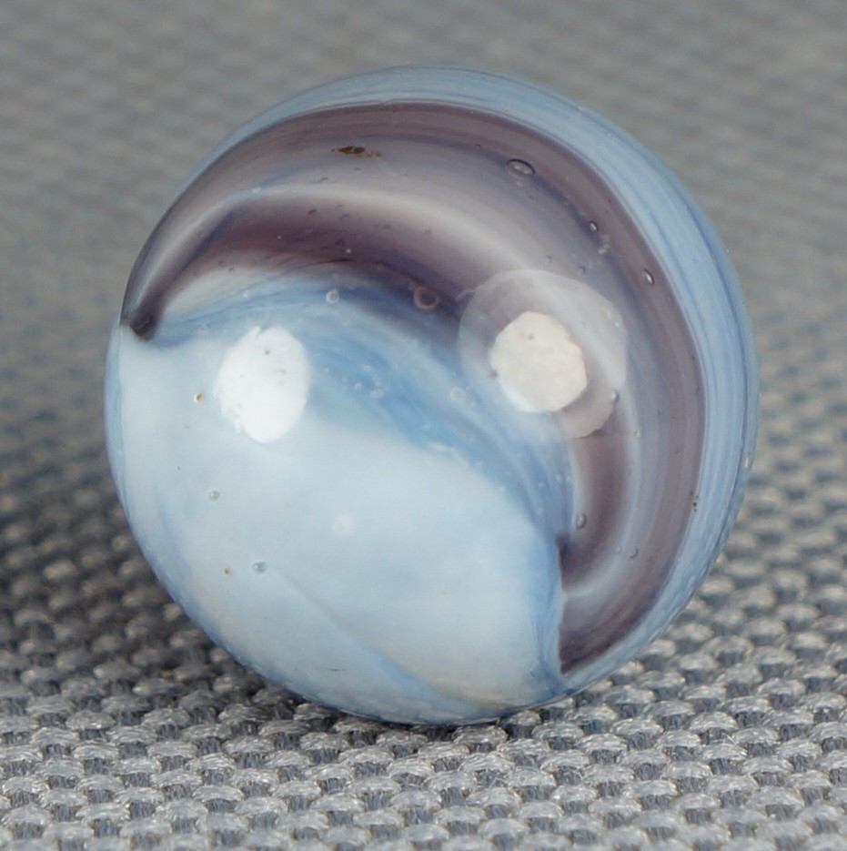 Vintage Marble: NM+ 9/16 Marble King Translucent Rainbow -One Killer Old Mib