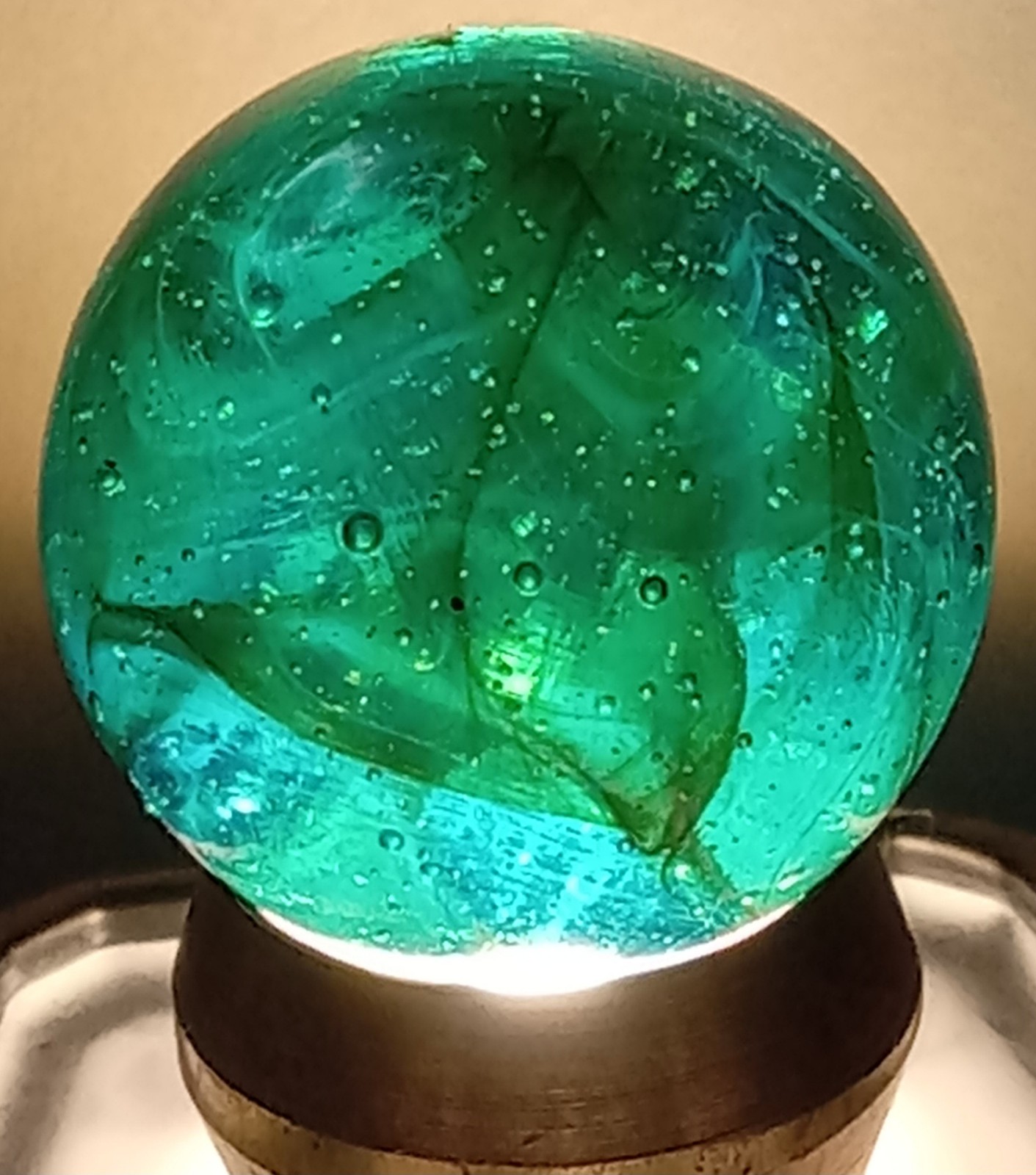 SCARCE LIMITED PRODUCTION Davis Marble Works WV Swirl Pennsboro 1947-48 DAZZLING