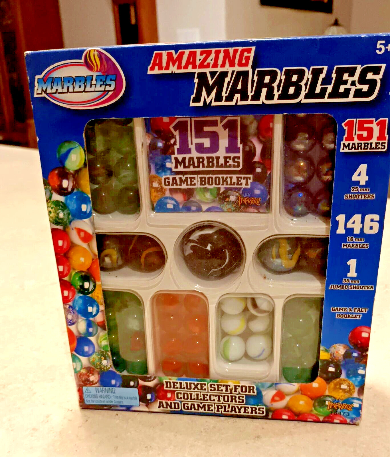 151 Amazing Marbles Deluxe Set For Collectors And Game Players. New in box.