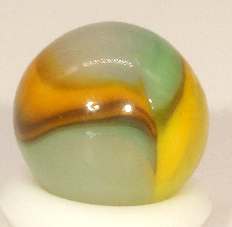 Peltier Mustard & Relish National Line Rainbo (NLR) Pee Wee Marble 7/16″ M-