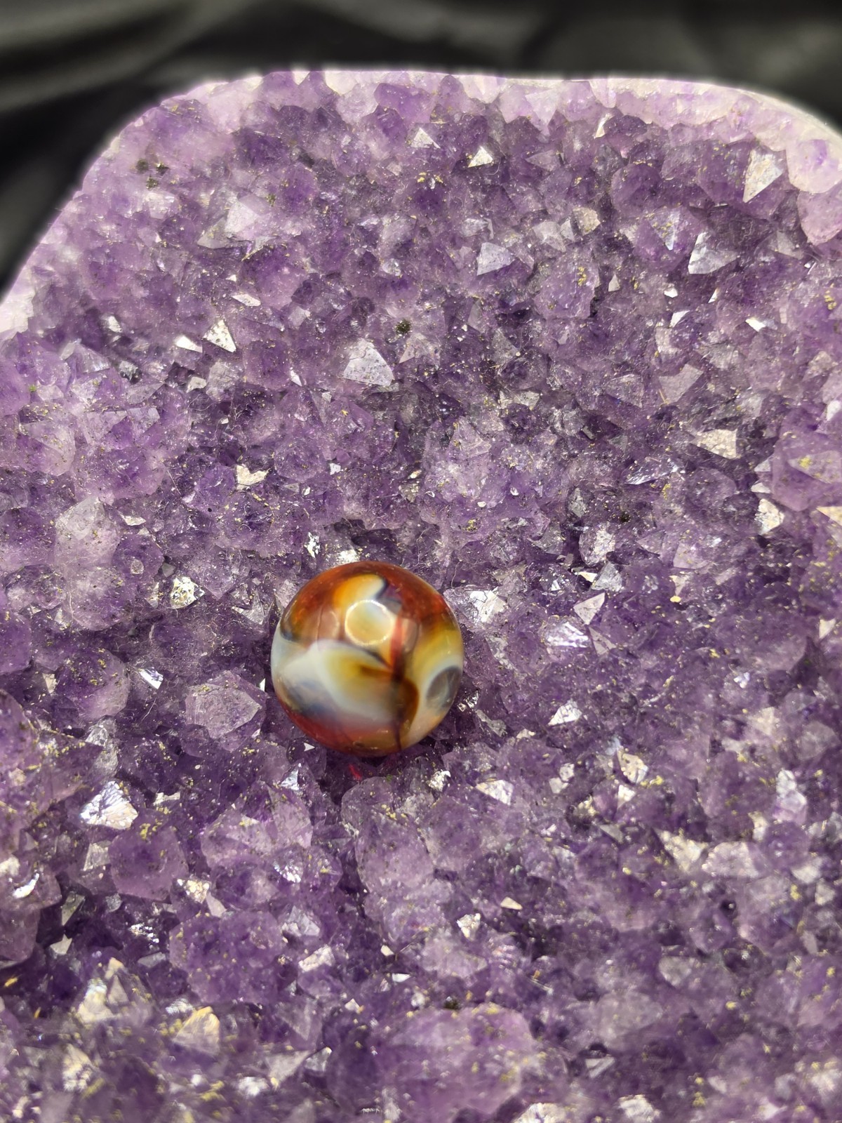 Vintage Popeye Red/yellow Marble