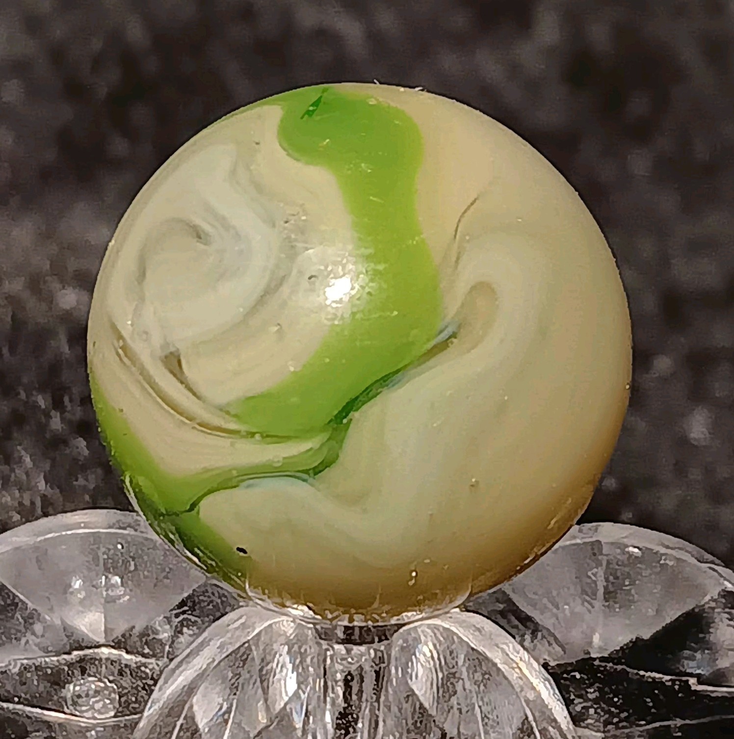 Vintage Heaton Agate Swirl Marble. .60″ Mint. Beautiful Pattern.