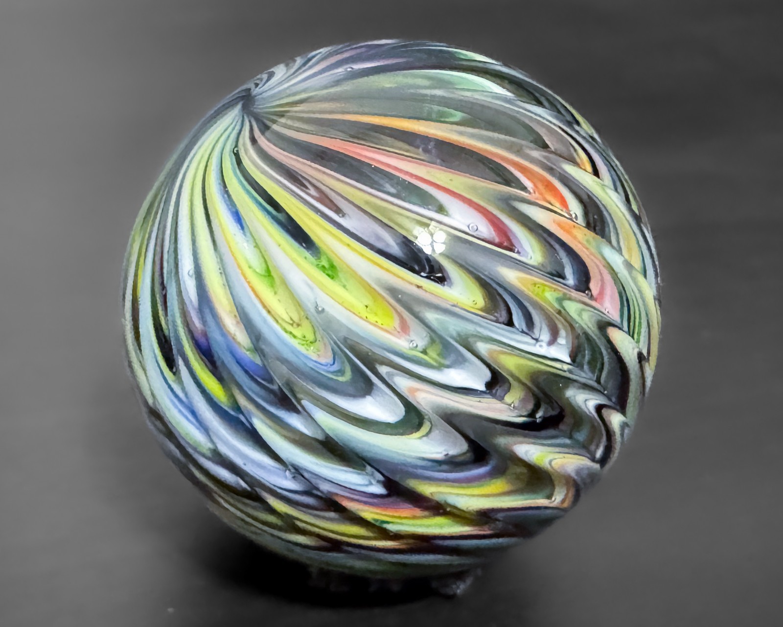 Steve Davis 1.5″ 03 Handmade Contemporary Handblown Art Glass Marble