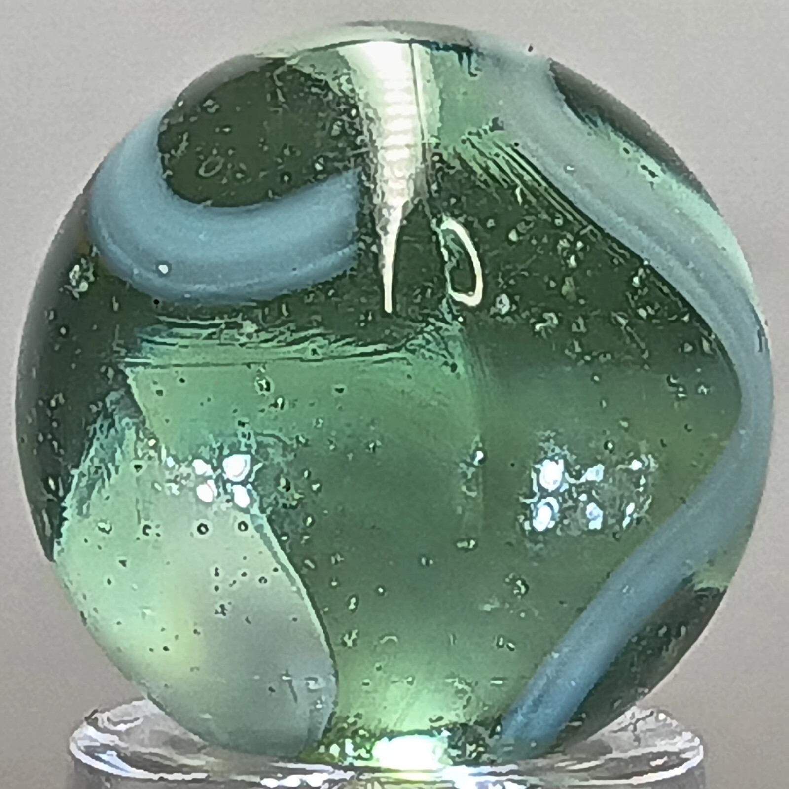 Vintage Champion Swirl Marble .60 Inches Near-Mint Condition