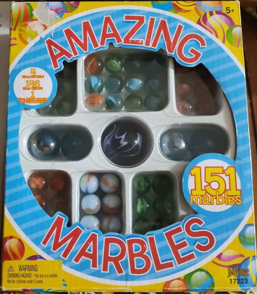 Imperial Amazing Marbles 151 Marbles ( Read)